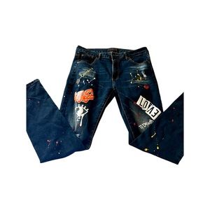 M.Society rip tear jeans